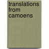 Translations From Camoens door Felicia Dorothea Browne Hermans