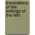 Translations Of The Writings Of The Fath