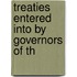 Treaties Entered Into By Governors Of Th