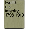 Twelfth U.S. Infantry, 1798-1919 door 12th United States Army Infantry
