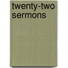 Twenty-Two Sermons by Thomas Amory