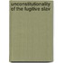 Unconstitutionality Of The Fugitive Slav