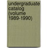 Undergraduate Catalog (Volume 1989-1990) door University Of New Hampshire