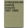 Undergraduate Catalog (Volume 1997-1998) door University Of New Hampshire