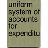 Uniform System Of Accounts For Expenditu door New York Public Service District