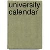 University Calendar door University of Bombay