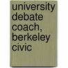University Debate Coach, Berkeley Civic door Fred Sheridan Stripp