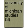 University Of Michigan Studies (3) by University of Michigan