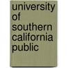 University Of Southern California Public by University Of Southern Sociology