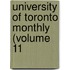 University Of Toronto Monthly (Volume 11