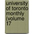 University Of Toronto Monthly (Volume 17