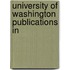 University Of Washington Publications In