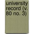 University Record (V. 80 No. 3)