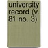 University Record (V. 81 No. 3)