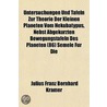 Untersuchungen Und Tafeln Zur Theorie De by Julius Franz Bernhard Kramer