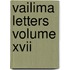 Vailima Letters Volume Xvii