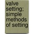 Valve Setting; Simple Methods Of Setting