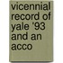 Vicennial Record Of Yale '93 And An Acco