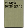 Vinaya Texts (Pt.1) by Davids