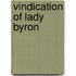 Vindication Of Lady Byron