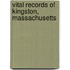 Vital Records Of Kingston, Massachusetts