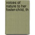 Voices Of Nature To Her Foster-Child, Th