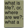 What Is Life?, Or, Where Are We?; What A door Frederick Hovenden