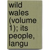 Wild Wales (Volume 1); Its People, Langu by George Henry Borrow