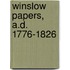 Winslow Papers, A.D. 1776-1826