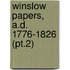 Winslow Papers, A.D. 1776-1826 (Pt.2)