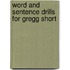 Word And Sentence Drills For Gregg Short