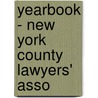 Yearbook - New York County Lawyers' Asso door New York County Lawyers' Association