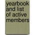 Yearbook And List Of Active Members