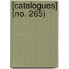 [Catalogues] (No. 265) door Bernard Quaritch