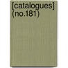 [Catalogues] (No.181) door Bernard Quaritch