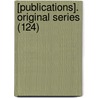 [Publications]. Original Series (124) door Early English Text Society