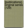 [Publications]. Original Series (129) door Early English Text Society