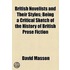British Novelists And Their Styles (1859)