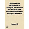 Colonial Revival Architecture in Michigan door Not Available