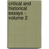 Critical and Historical Essays - Volume 2 by Thomas Babington Macaulay Macaulay