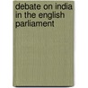 Debate on India in the English Parliament door Com Montalembert Charles Forbes