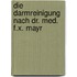 Die Darmreinigung nach Dr. med. F.X. Mayr