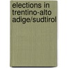 Elections in Trentino-alto Adige/Sudtirol door Not Available