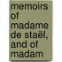 Memoirs Of Madame De Staël, And Of Madam