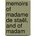Memoirs Of Madame De Staël, And Of Madam