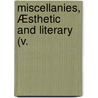 Miscellanies, Æsthetic And Literary (V. door Samuel Taylor Coleridge