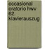 Occasional Oratorio Hwv 62. Klavierauszug