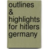 Outlines & Highlights For Hitlers Germany door Reviews Cram101 Textboo