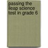 Passing the iLeap Science Test in Grade 6
