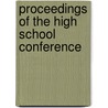 Proceedings of the High School Conference door University Of Illinois High Visitor
